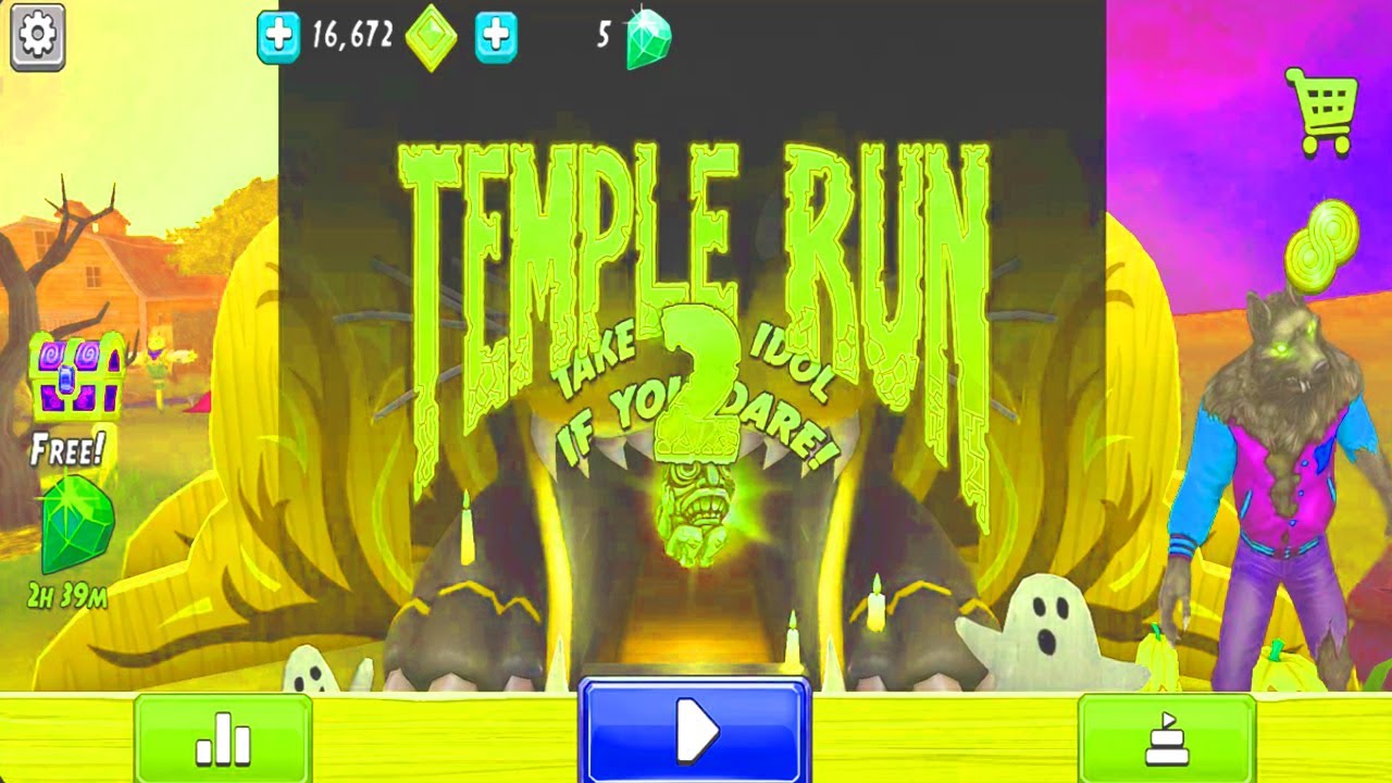 Temple Run 2 HAUNTED HARVEST WITH BRUCE LEE TRACKSUIT