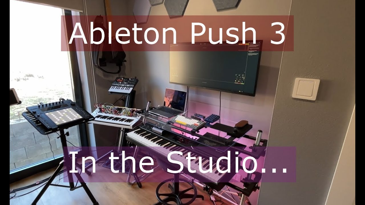 Ableton Push 3 in the Studio