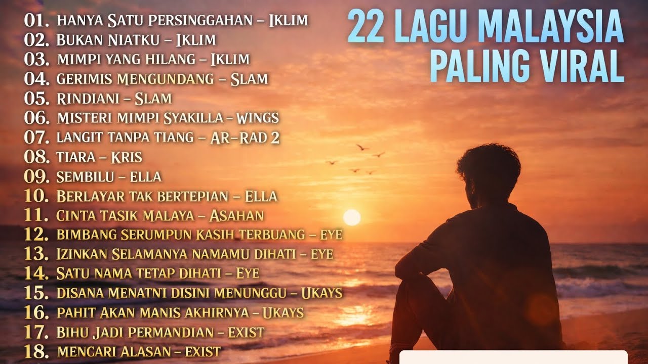 Lagu Malaysia Paling Viral Sepanjang Masa | Slow Rock Nostalgia Terbaik 