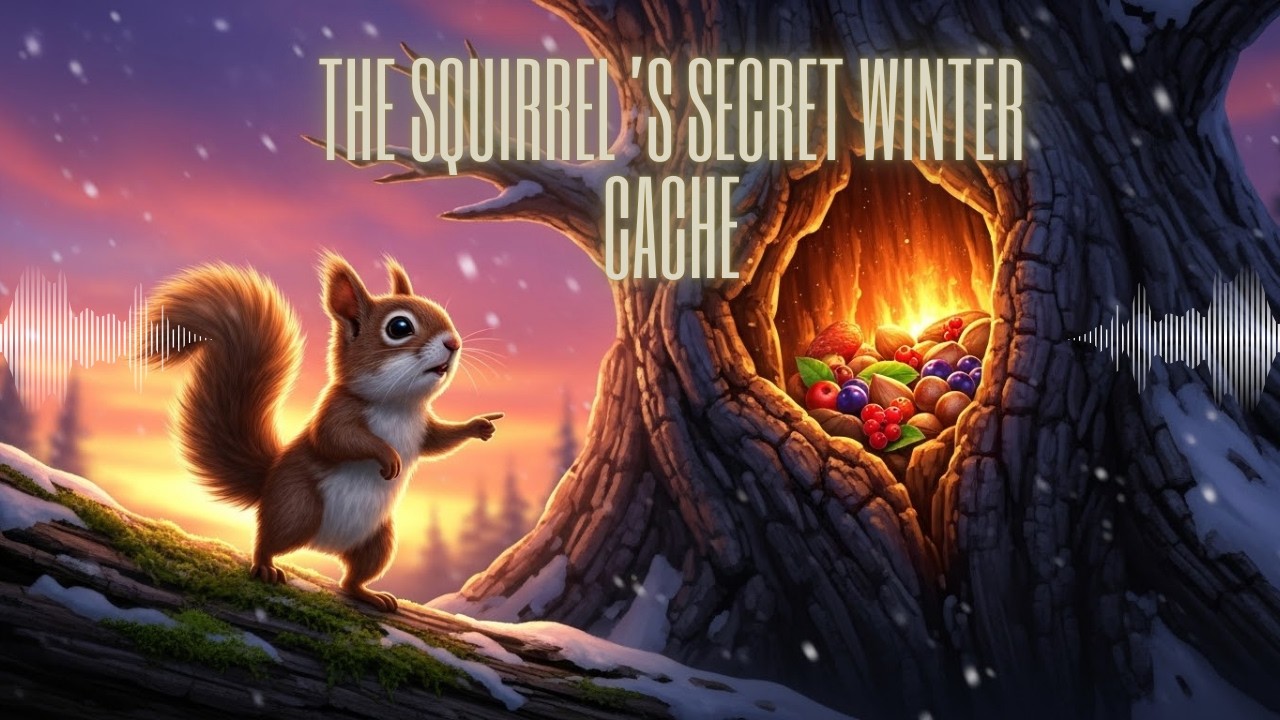 🌰 The Squirrel’s Secret Winter Cache | A Touching Lesson on Community and Giving