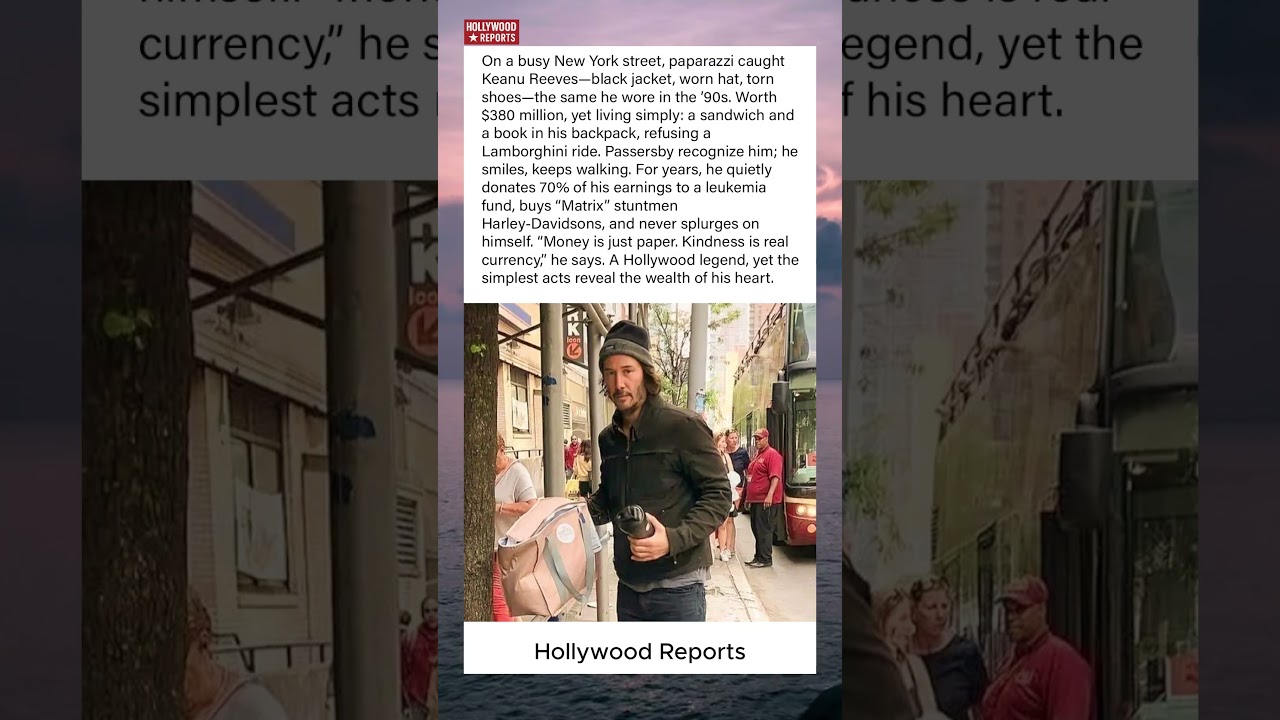 Keanu Reeves: Billionaire with a Humble Heart#shorts