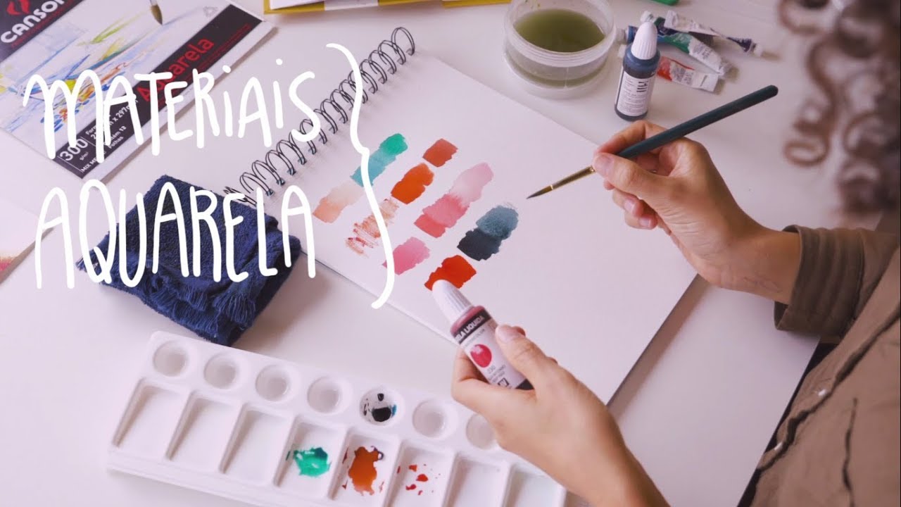 MATERIAIS AQUARELA - Quais escolher?