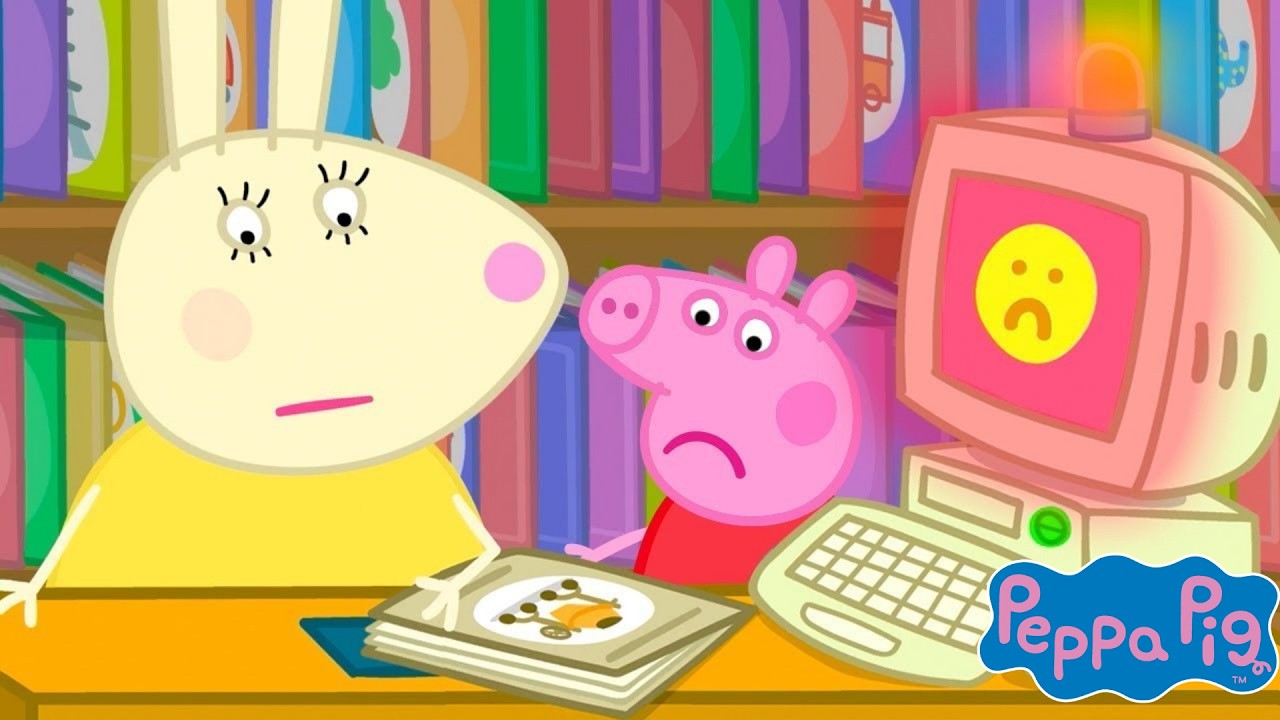 Devolución de Libros en la Biblioteca | Los cuentos de Peppa la Cerdita
