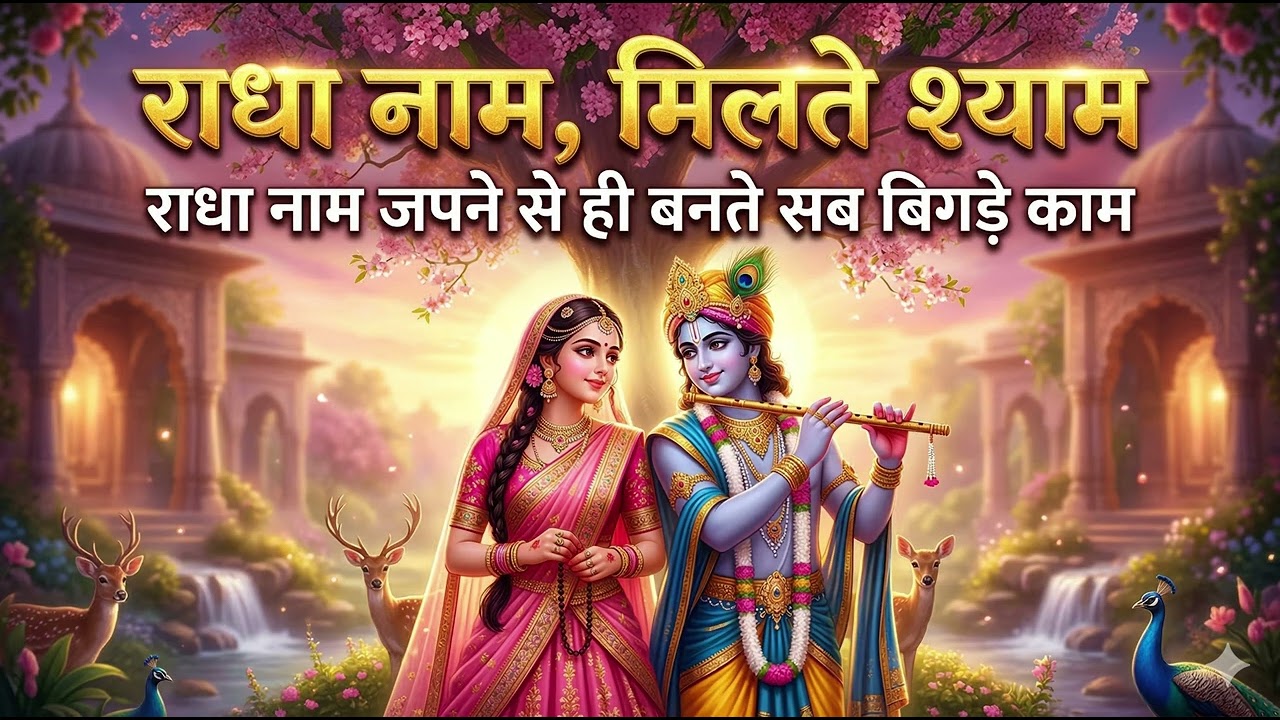 राधा नाम जपने से ही बनते सब बिगड़े काम,