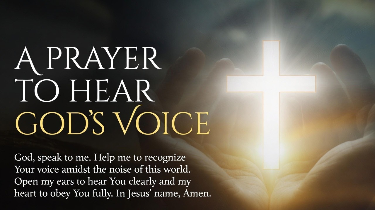 Hear God’s Voice Clearly | Short Prayer