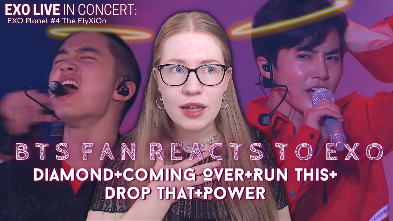 EXO ROLLERCOASTER 🔥 Live-Performance Reaction ☆ Diamond + Coming Over + Run This + Drop That + Power