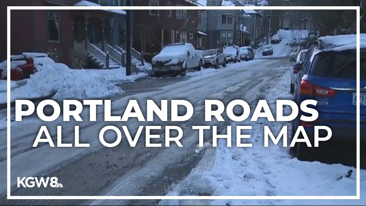 Road conditions varied across Portland metro following snowstorm