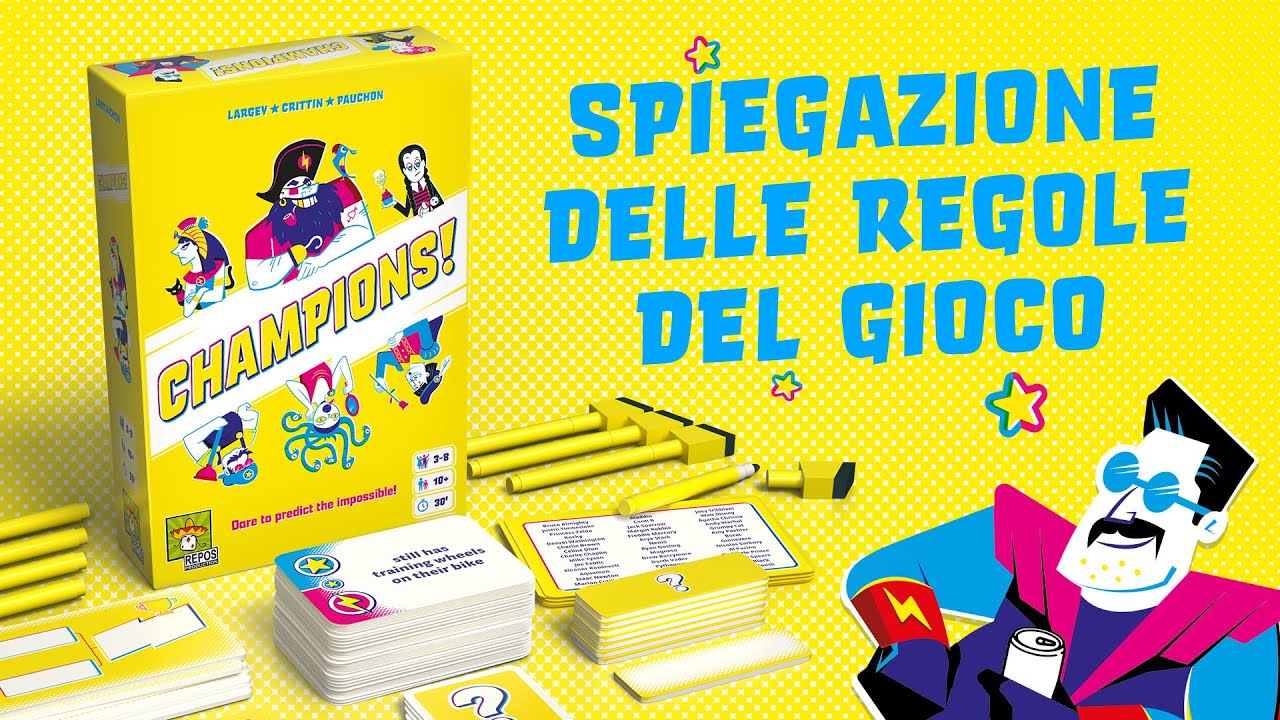 Champions! - Una spiegazione delle regole del gioco