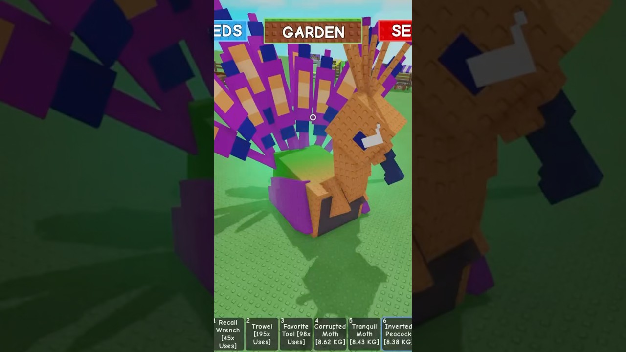 What do titanic pets sell for? Inverted Peacock Age 1 8.38 kg #growagarden #roblox