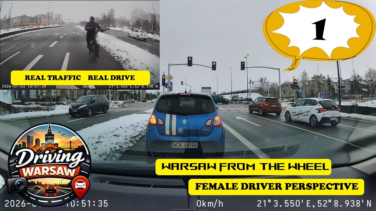 Driving in Warsaw - Odcinek 1 - Pierwsza Jazda z kamerą