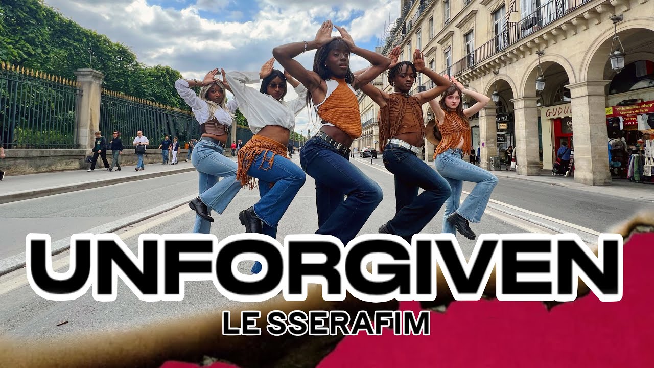 [KPOP IN PUBLIC | PARIS] LE SSERAFIM (르세라핌) - 'UNFORGIVEN' ~ Dance Cover by NIGHTROSY from France