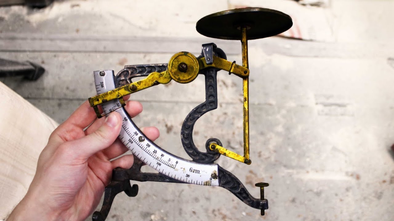 Restoring antique rusty scale - Restoration project