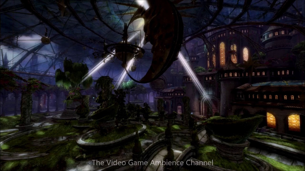 Guild Wars 2 Video Game Ambience - Divinity's Reach Garden 30 min