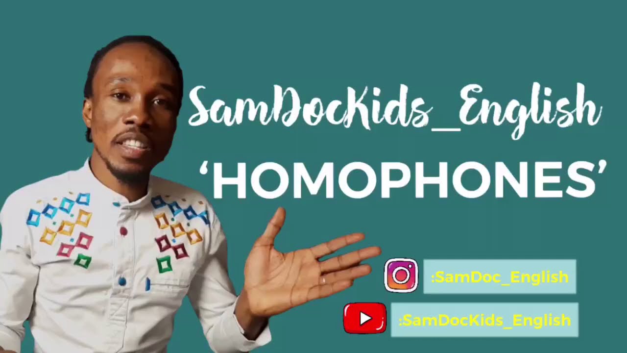 Homophones in English