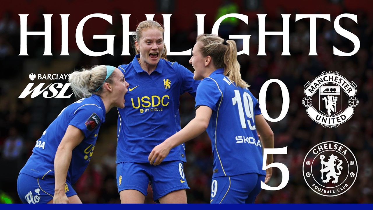 Man Utd Women 0-5 Chelsea Women | HIGHLIGHTS | WSL 26/27