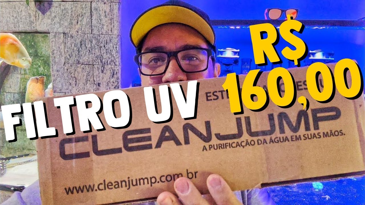 COMPREI E INSTALEI UM FILTRO UV DE R$ 160,00 NO MEU AQUÁRIO!!! (FILTRO UV CLEANJUMP)