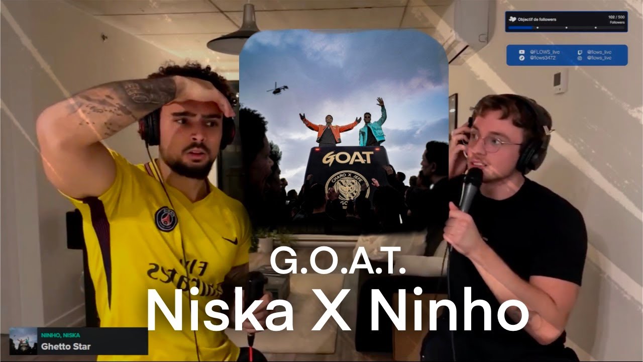 Première écoute G.O.A.T. de Niska et Ninho (Rediffusion)