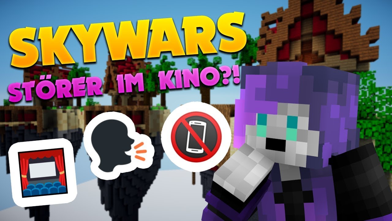 Typ telefoniert im Kino?! 🤬 | Minecraft SkyWars | BlackTamaskan