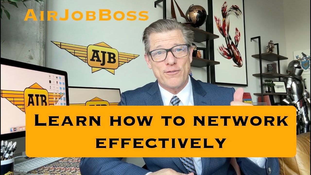 Effective Networking for pilots - Stop waisting time.  Be for efficient.  Get results - AirJobBoss