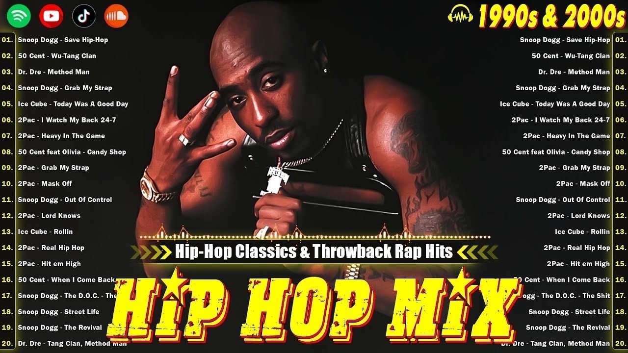 Old School Rap Legends Mix 🎶 2Pac, Eazy-E, Onyx, Ol&rsquo; Dirty Bastard, Nas, Snoop Dogg