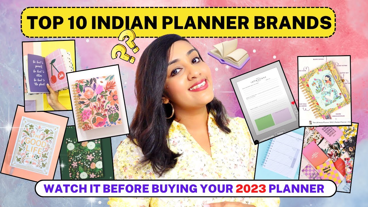 TOP 10 Indian Planners Brands to Plan Your 2023 || BEST 2023 Planners in India-Which Planner to Buy?