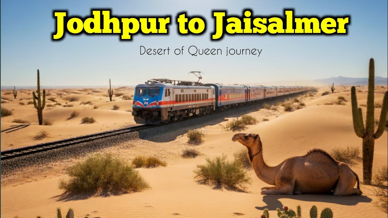 Jodhpur to Jaisalmer || desert of Queen journey || how to reach Jaisalmer by train 🚂