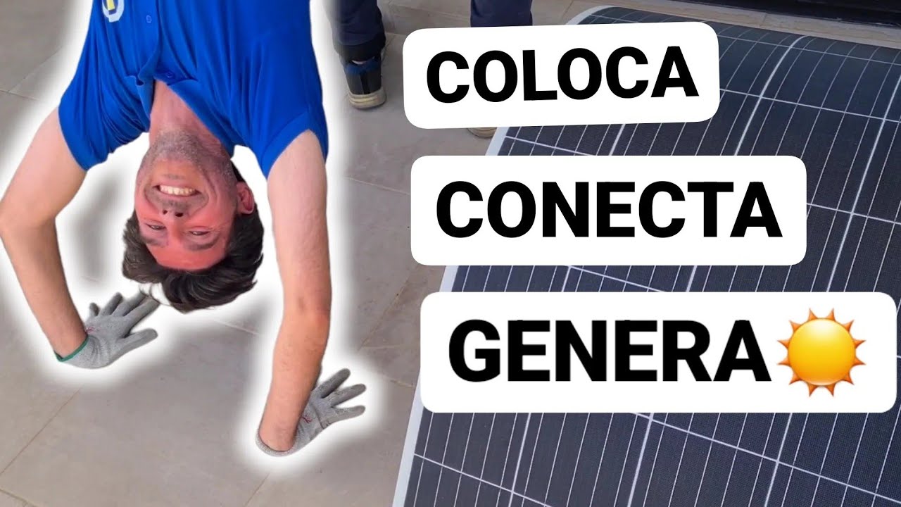 Kit SOLAR FLEXIBLE PLUG and PLAY, COLOCA, CONECTA y GENERA AHORRO en tu FACTURA DE LUZ - TUTORIAL