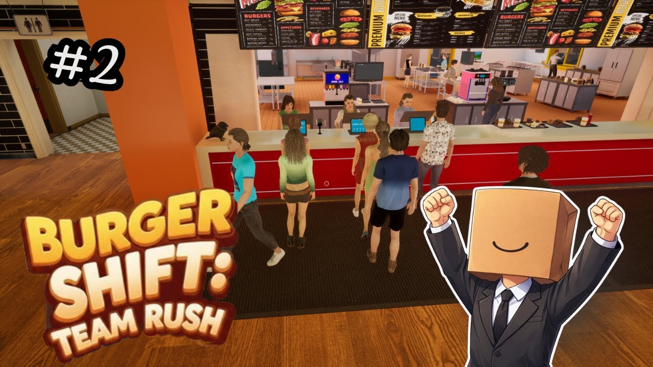 MUCHAS HAMBURGUESAS  -  Burger Shift: Team Rush #2