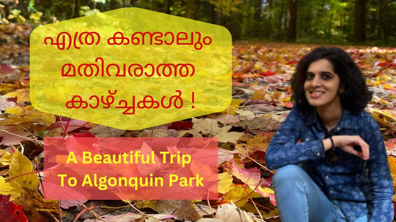 BEAUTIFUL ALGONQUIN PARK TRIP | CANADA | MALAYALAM | ATHIRA DEVAN