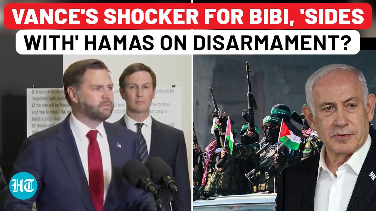 In Israel, Vance Stuns Netanyahu By Rejecting Deadline For Hamas Disarmament, 'Not Advisable...'
