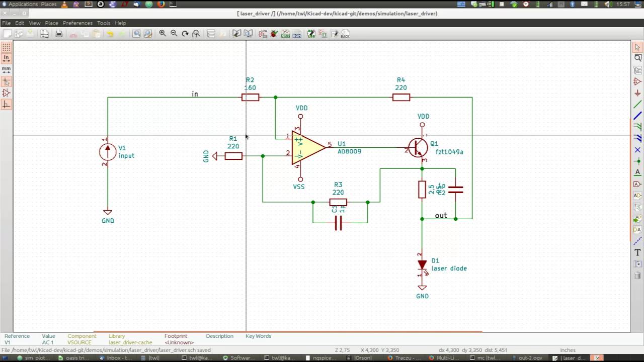 Kicad Spice Simulator