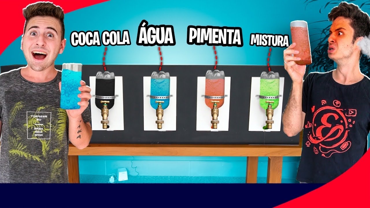 TENTE ACERTAR QUAL A BEBIDA ATRAS DA PORTA! - Desafio