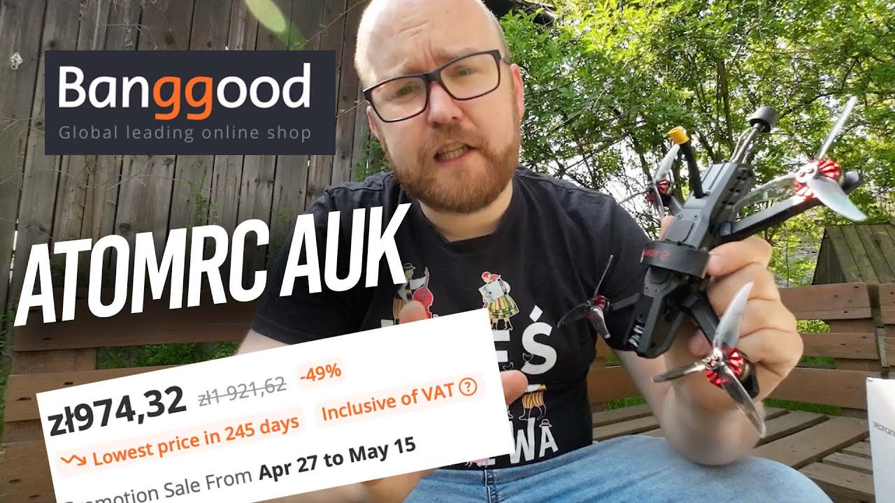 Prawdziwy zestaw FPV na początek. ATOMRC EACHINE AUK