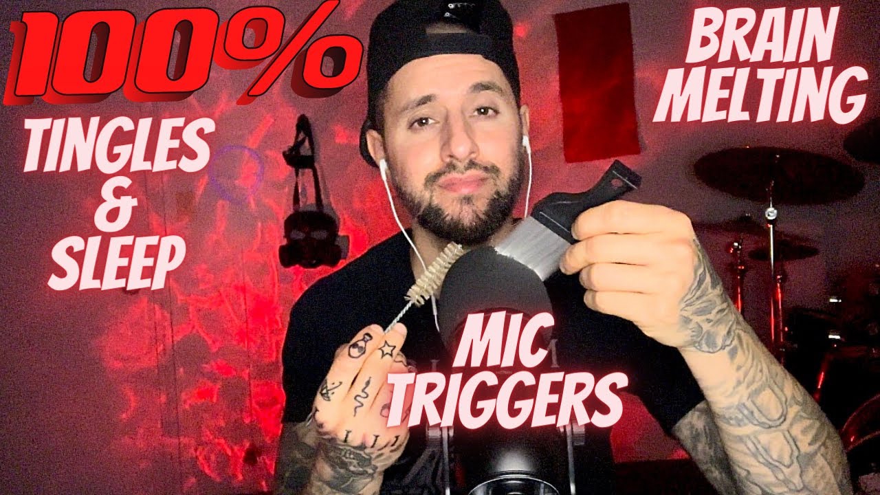 ASMR | Brain Melting Mic Triggers For The Ultimate Sleep + Relaxing Whispers