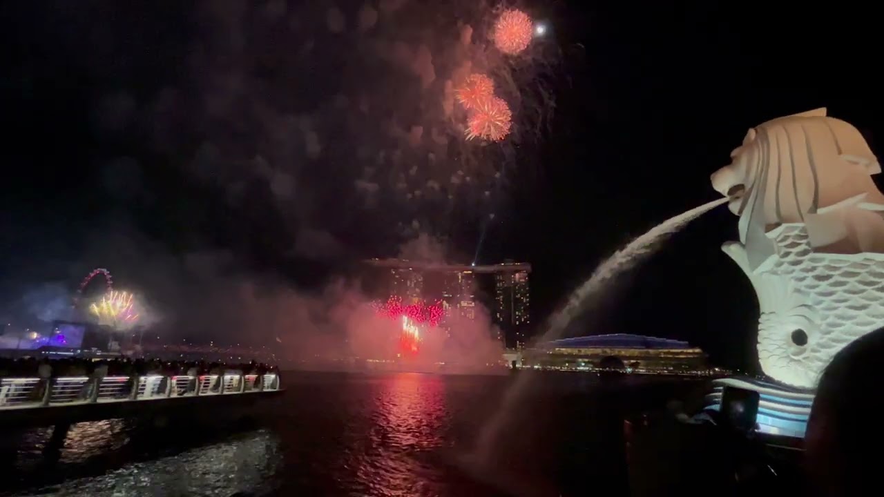 Singapore - The Fireworks, which are unmatched, unlike anywhere else.