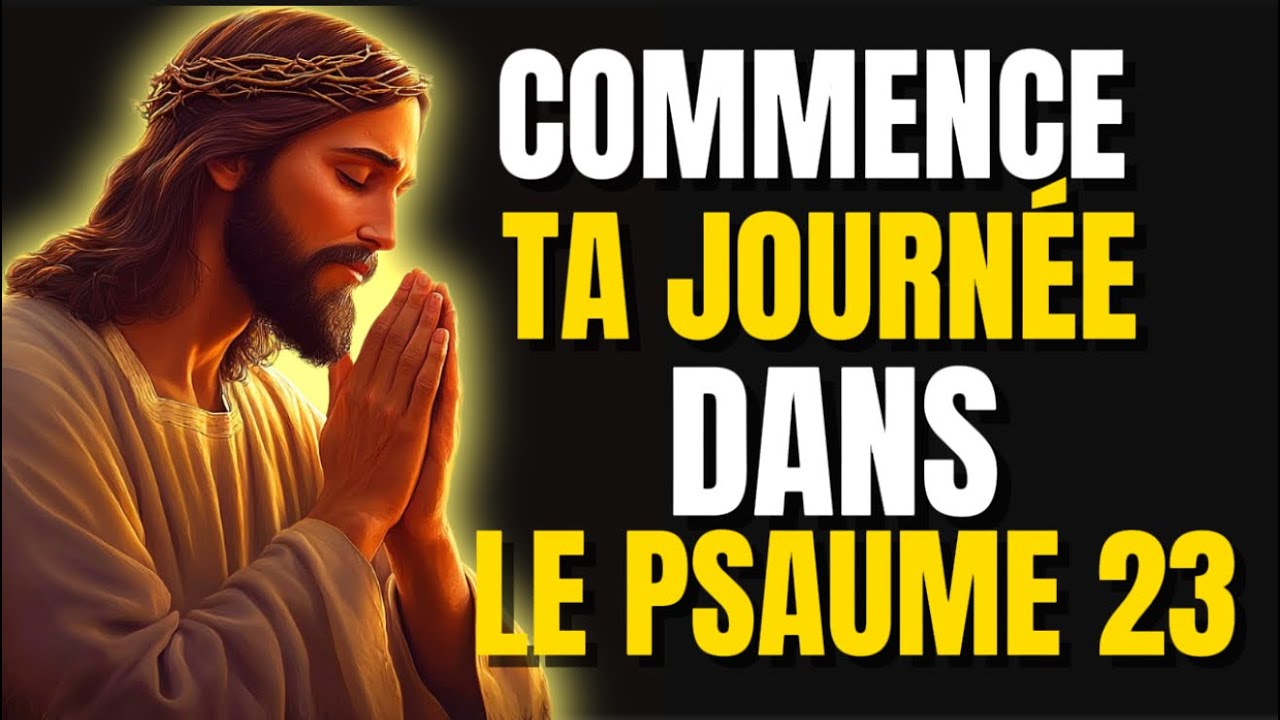 Psaume 23 – Cette prière du matin libère la paix, la provision et la protection de Dieu🙏🔥