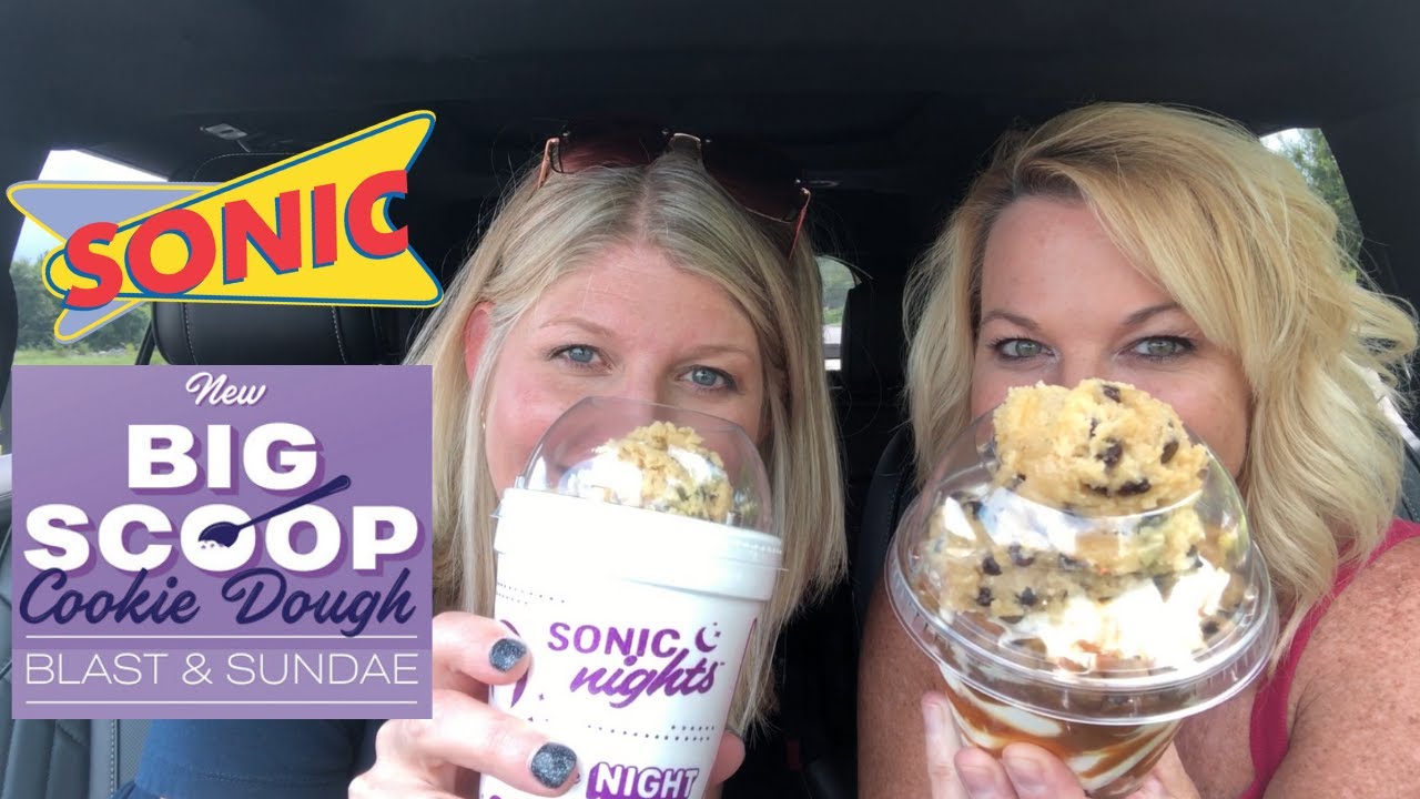 Sonic New BIG SCOOP Cookie Dough Blast and Sundae - It's Robyn's Birthday 🎉