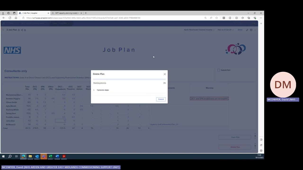 Arden & GEM's Integrated Business Planning Demonstration