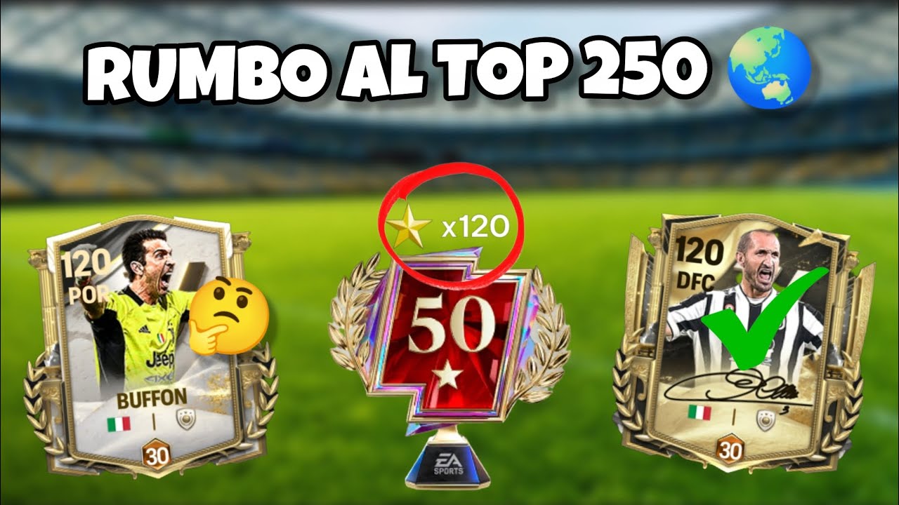 120 ESTRELLAS H2H💫 SEGUIMOS EN EL TOP🦾 FICHAJE DE CHIELLINI FIRMADO Y BUFFON🫠 CARTAZAS👀