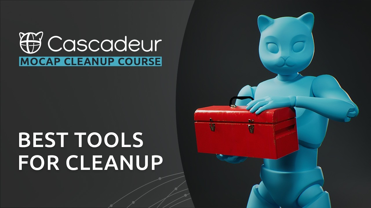 Best Tools for Mocap Cleanup | Mocap Cleanup Course in Cascadeur