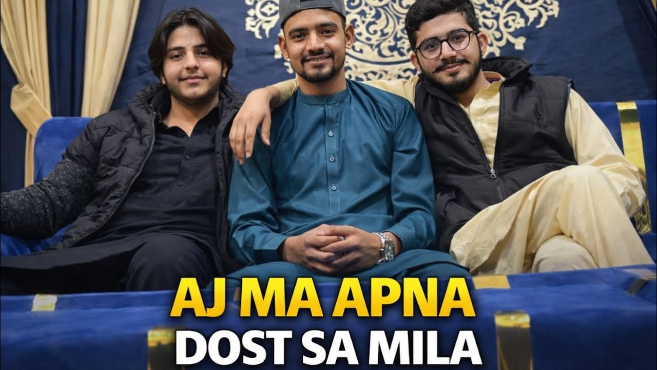 AJ MA APNA DOST SE MILA 🤝 | 6 Month Baad Dosti Ka Special Moment | @pakhtounstudios