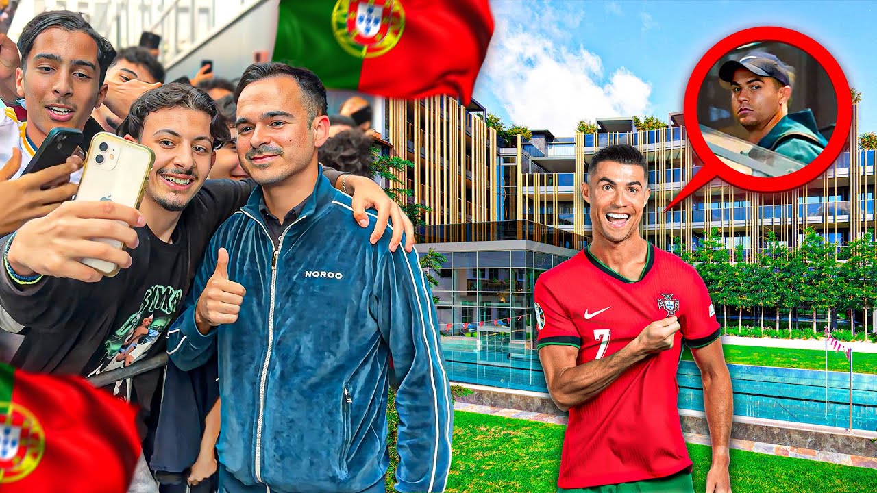 Ich BUCHE mich ins PORTUGAL HOTEL um RONALDO zu treffen !! 😱🔥