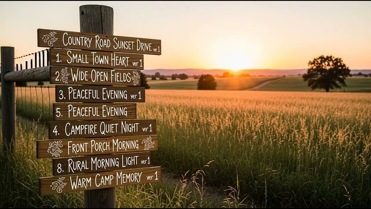 Soft Country Playlist for Driving | Smooth Country Road Songs