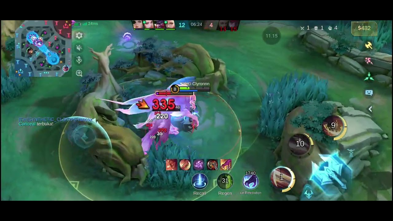 Jungler Yi Sun-Shin dan Timku Kuat. MLBB 