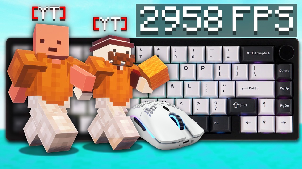 Bedwars ASMR Keyboard & Mouse Sounds (ft. Inc_) Hypixel Bedwars