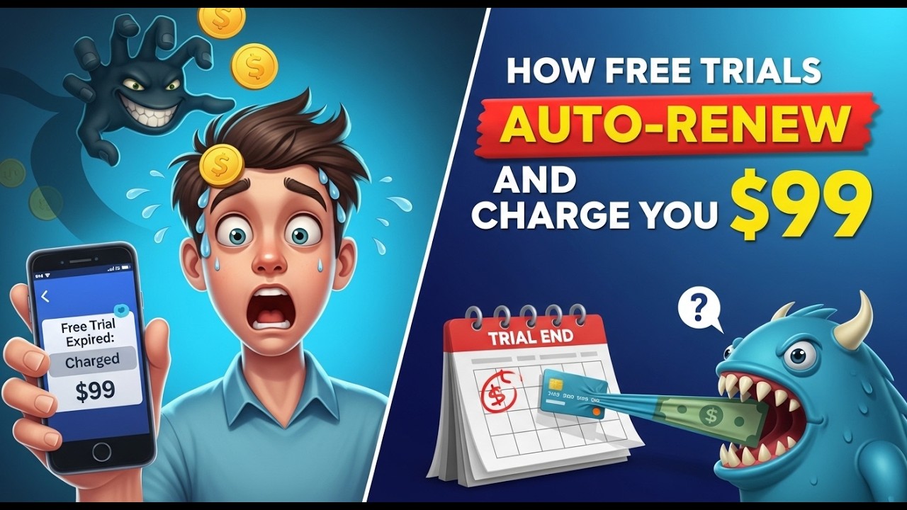 Free Trials That Quietly Charge You $99 (Auto-Renew Trap)