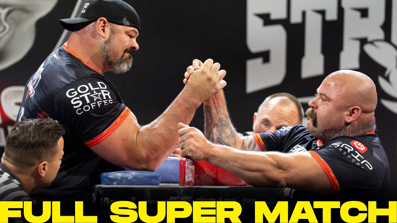 BRIAN SHAW VS BRANDON ALLEN FULL MATCH | STRONGEST ARM ON EARTH EVW 19