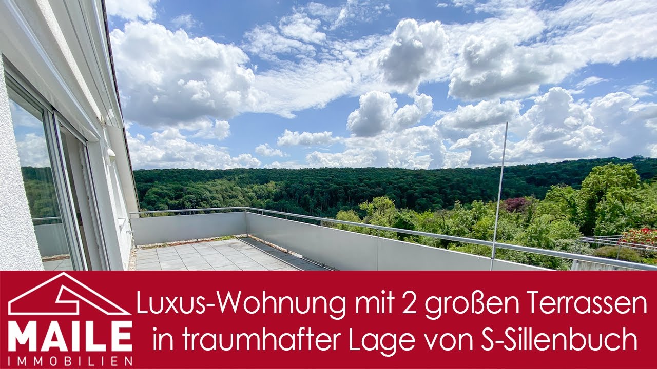 VERKAUF | Luxus-Wohnung mit 2 gro&szlig;en Terrassen in traumhafter Lage von S-Sillenbuch