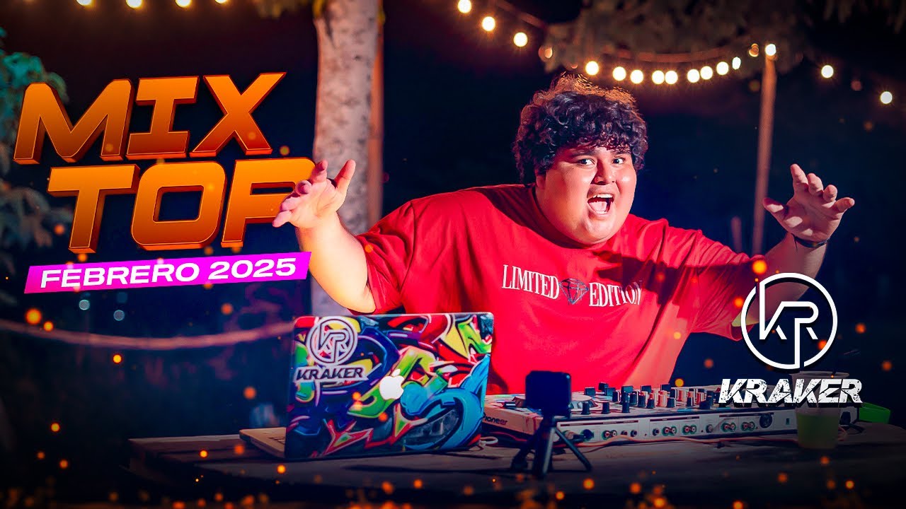 DJ KRAKER - MIX TOP FEBRERO 2025 (DtMF, NUEVAYoL, Capaz, Mix Cevichito, Como una Boa, Tiktok)