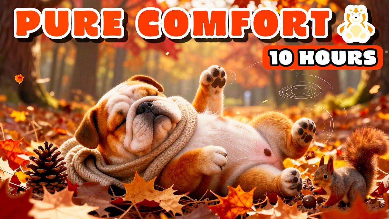 10 HOURS The Most Comforting Sound 🍂 Autumn ASMR for Sad Dogs